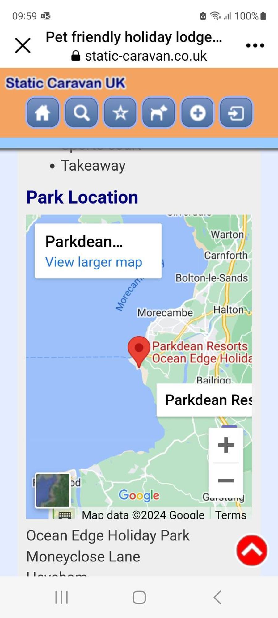Q8 Ocean Edge Caravan Park 希舍姆 外观 照片